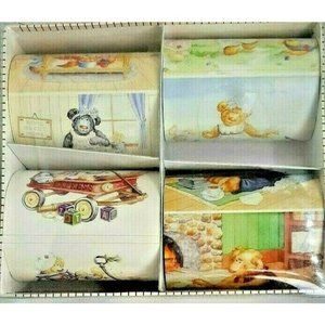 32 Vintage Stickers St. Martin's Teddy Bear Paw Press New 4 Rolls